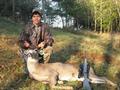 11-1-2007, My first buck a nice 15 inch wide Forked horn from the Sixes Unit.
