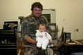 This picture is taken with my niece, Brooke, just after we returned home from our hunt.